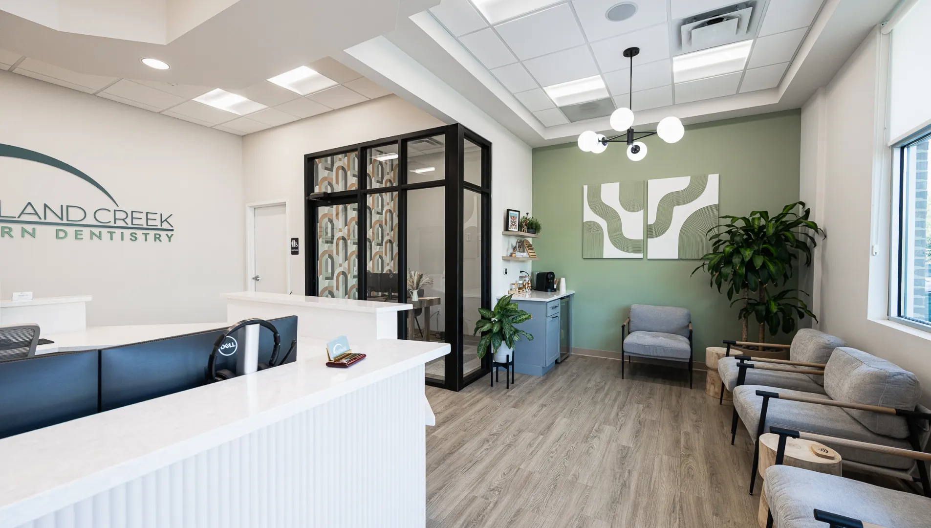 Highland Creek Modern Dentistry lobby
