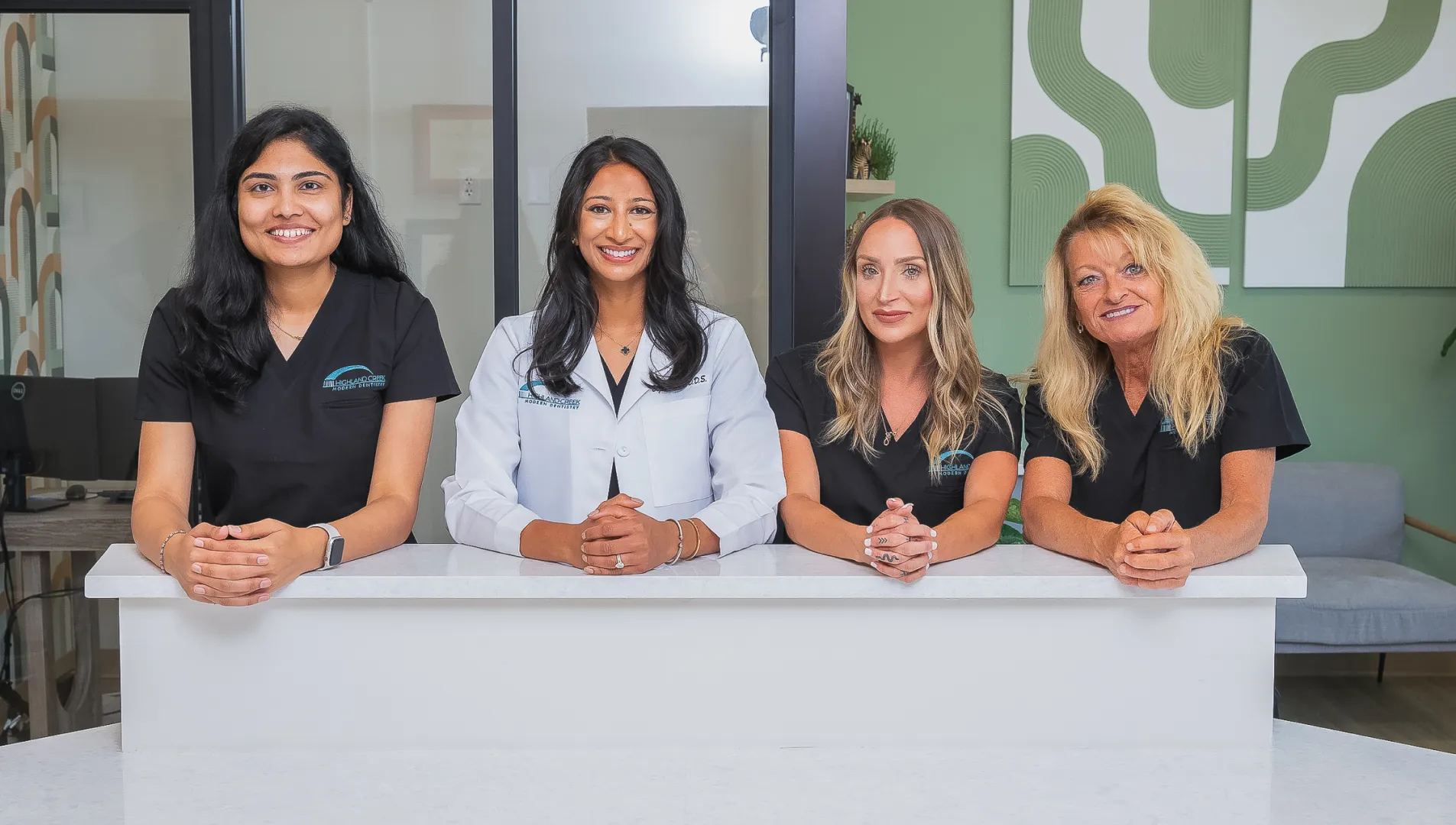 Higland Creek Modern Dentistry team